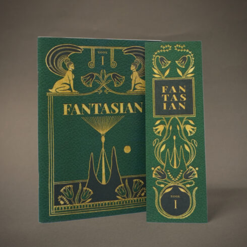 Fantasian Notebook & Bookmark Set